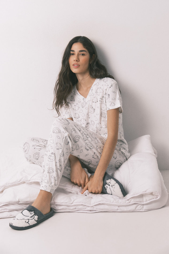 PYJAMA - White Print