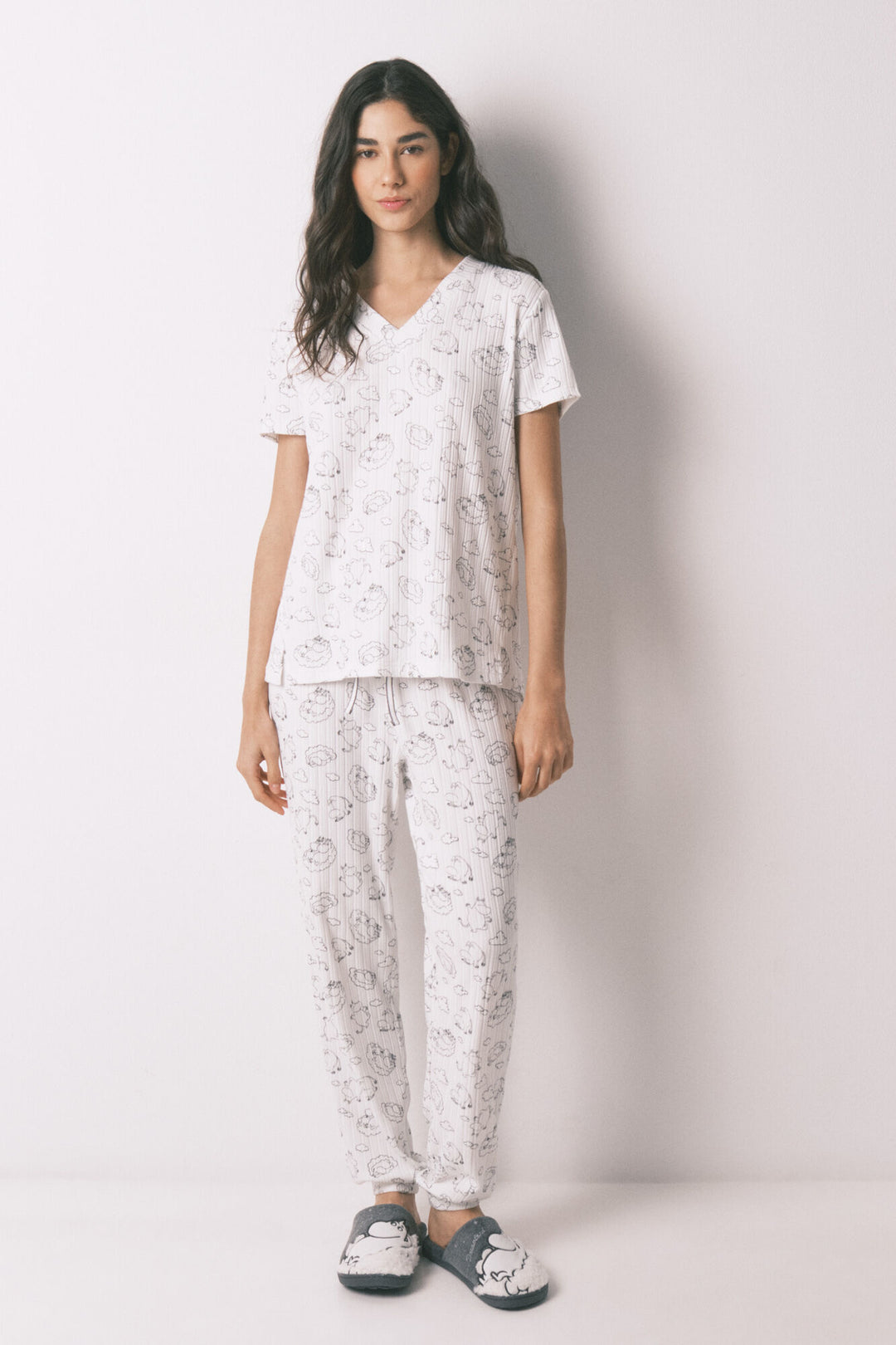PYJAMA - White Print