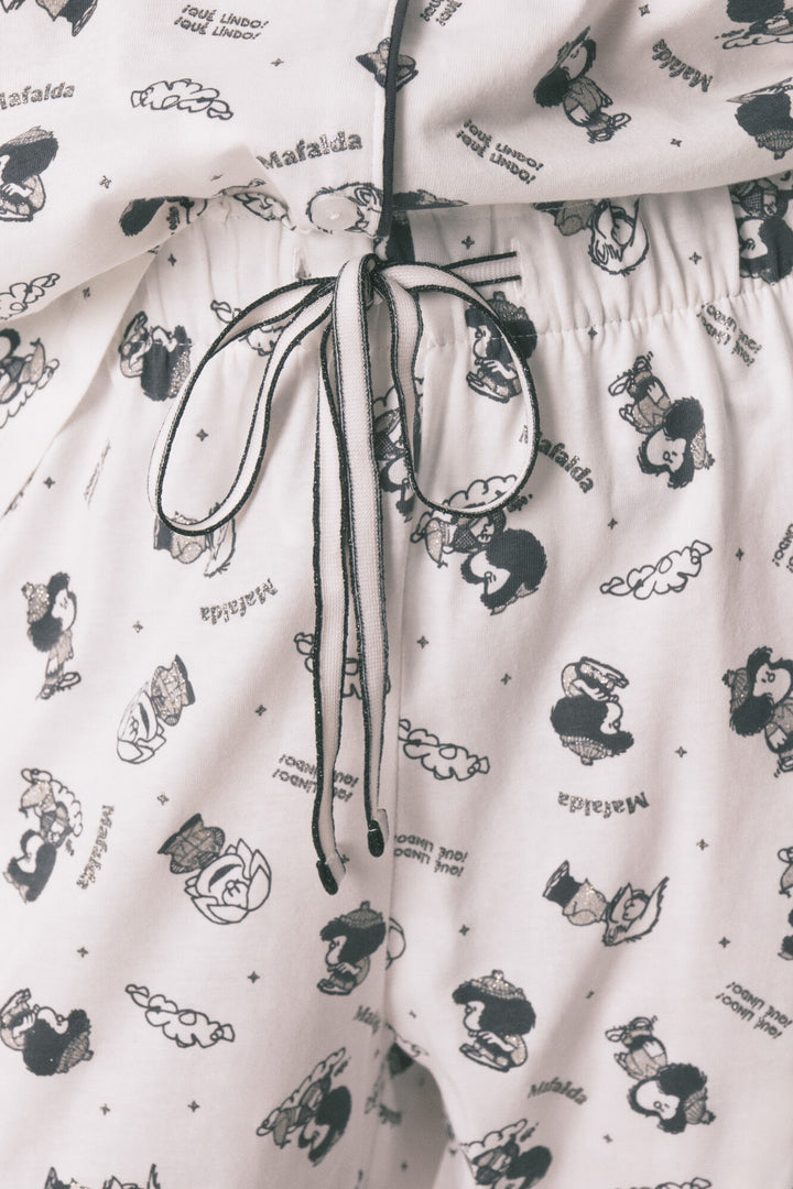 PYJAMA - White Print