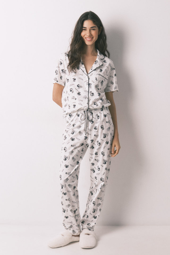 PYJAMA - White Print