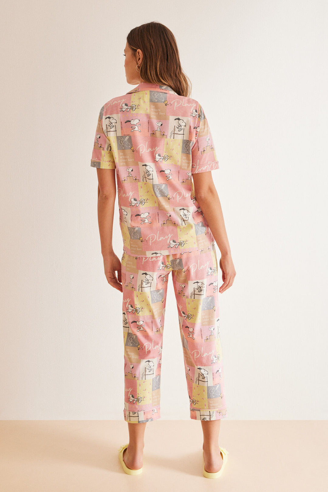 Classic 100% cotton "Play" pyjamas - Pink