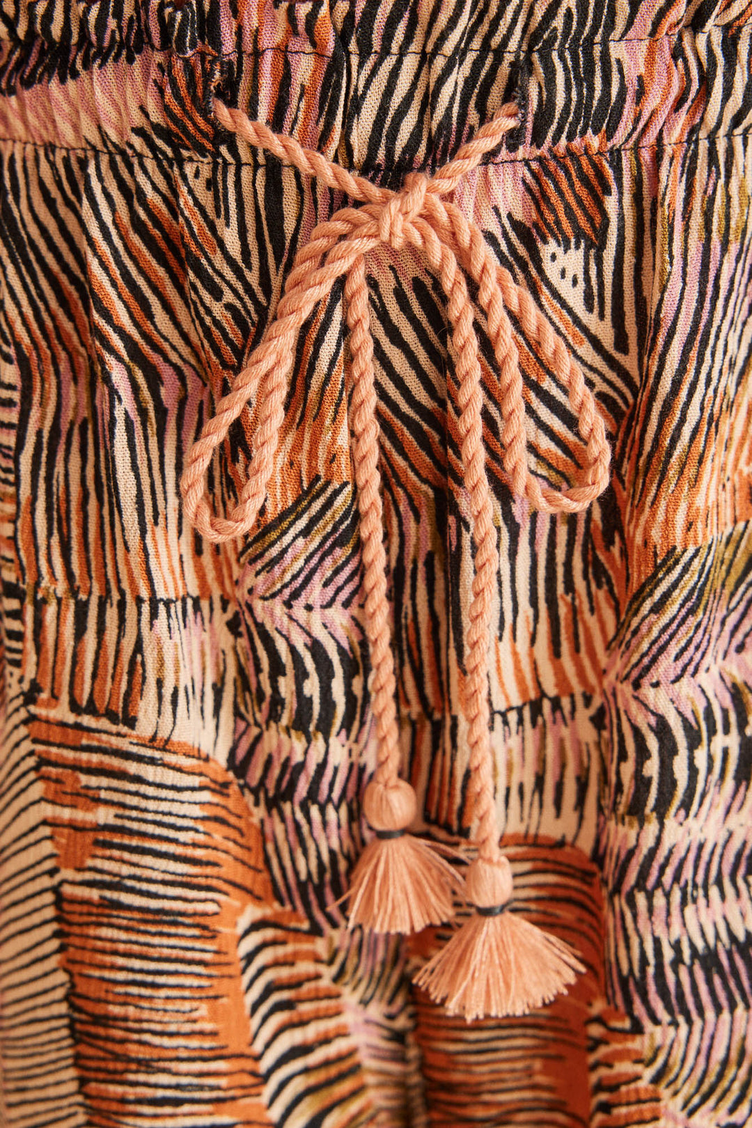 Short 100% cotton ochre Minnie pyjamas - Orange