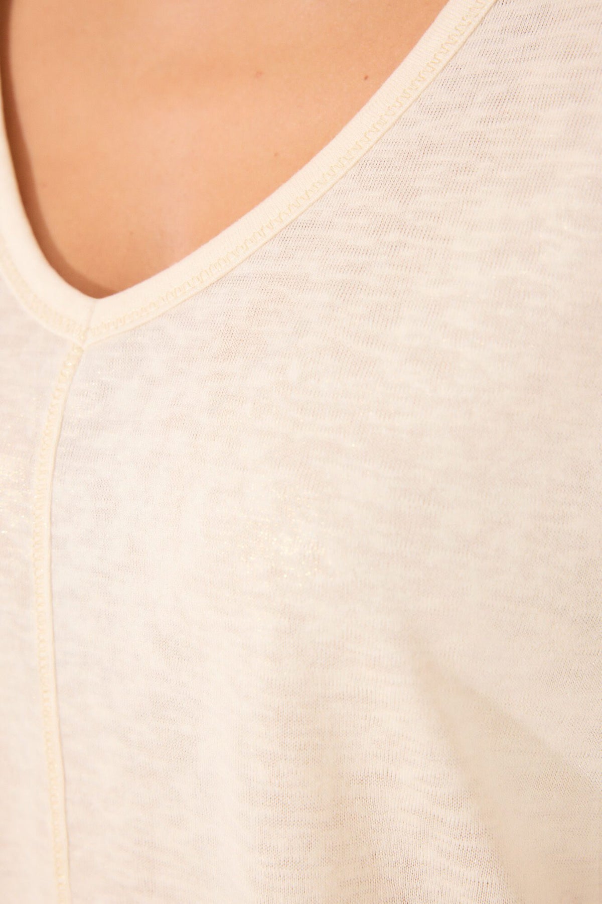 SHORT SLEEVES T SHIRT - Ivory