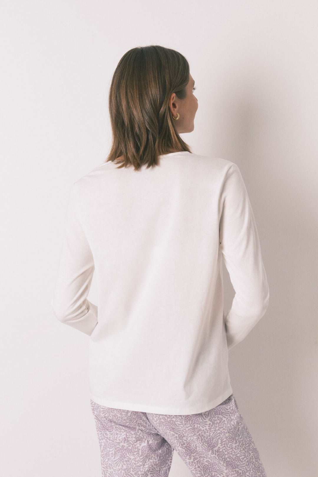 LONG SLEEVES T SHIRT - Ivory