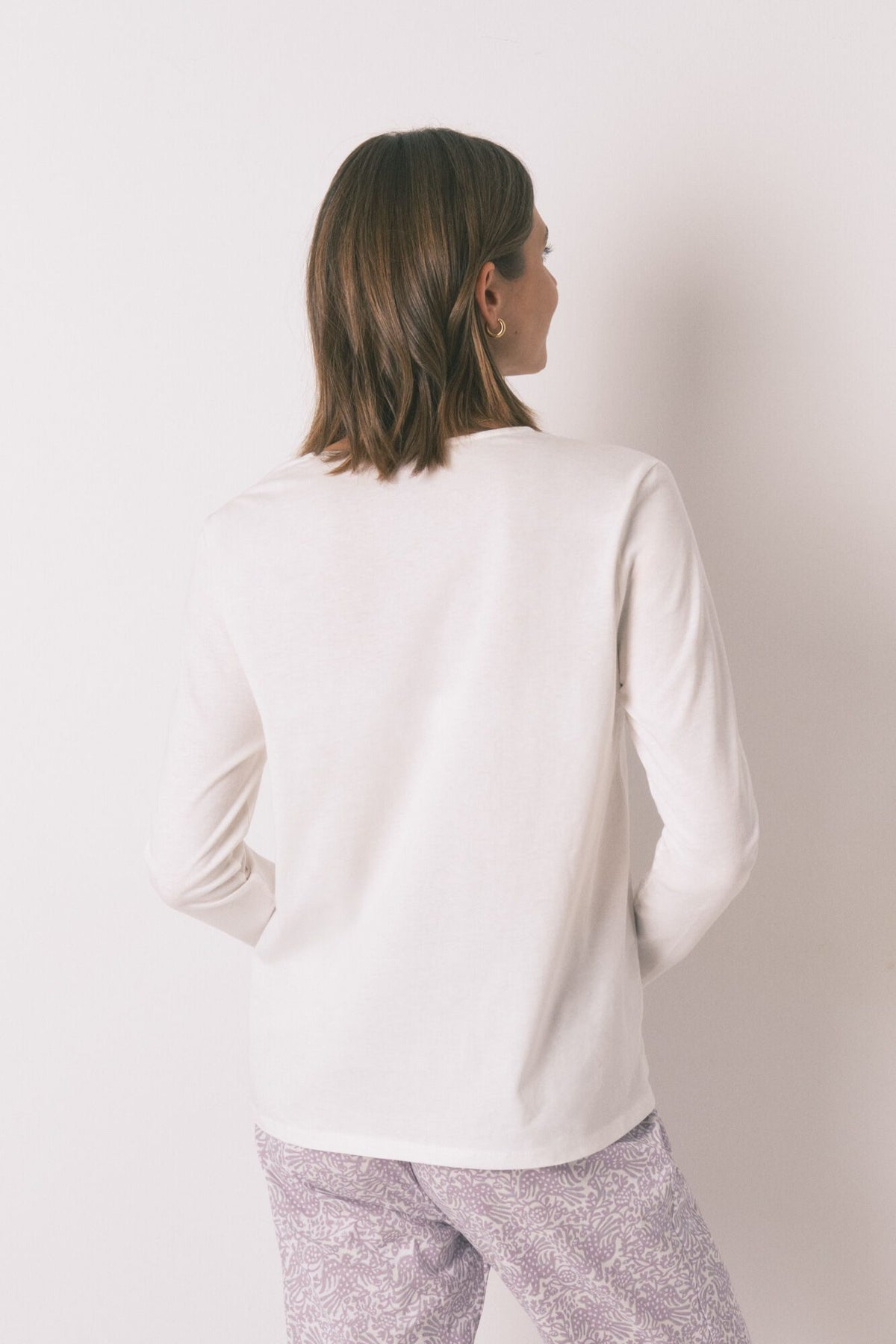 LONG SLEEVES T SHIRT - Ivory