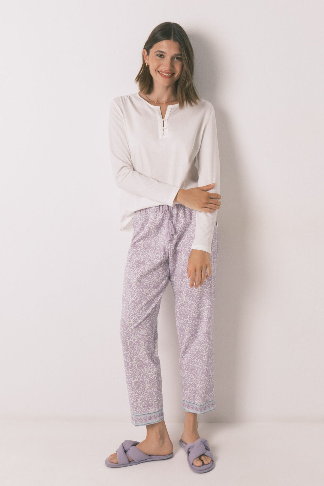 LONG SLEEVES T SHIRT - Ivory