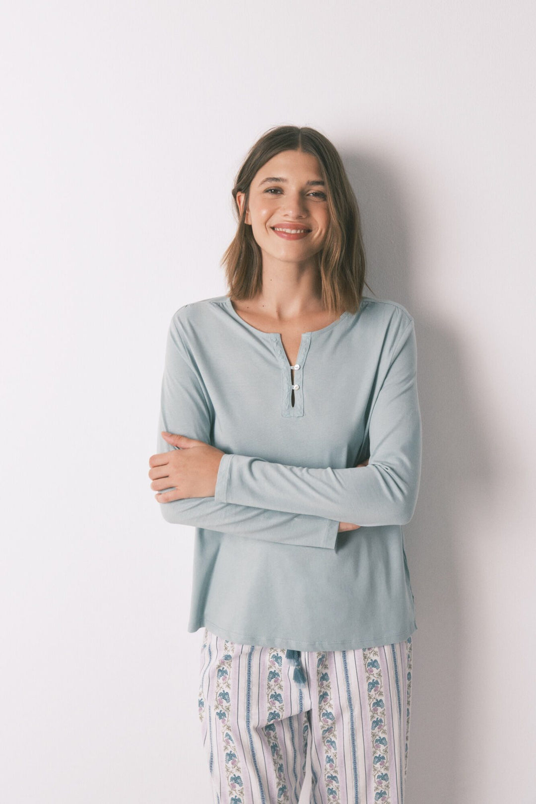 LONG SLEEVES T SHIRT - Green