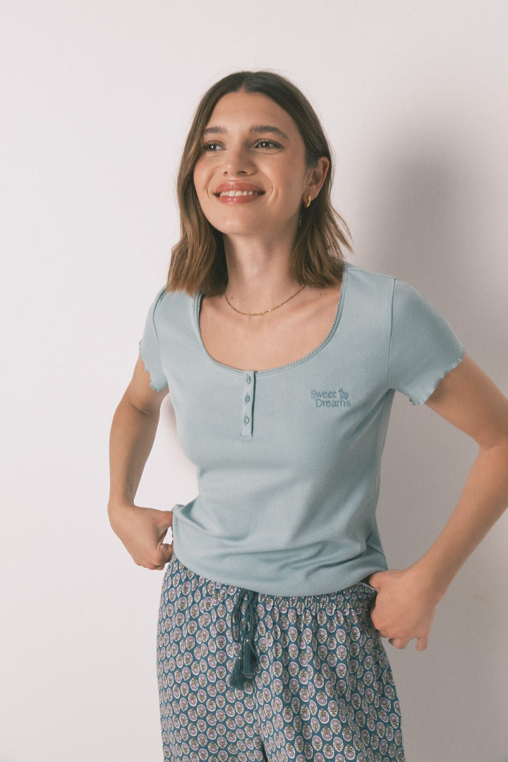 SHORT SLEEVES T SHIRT - Green