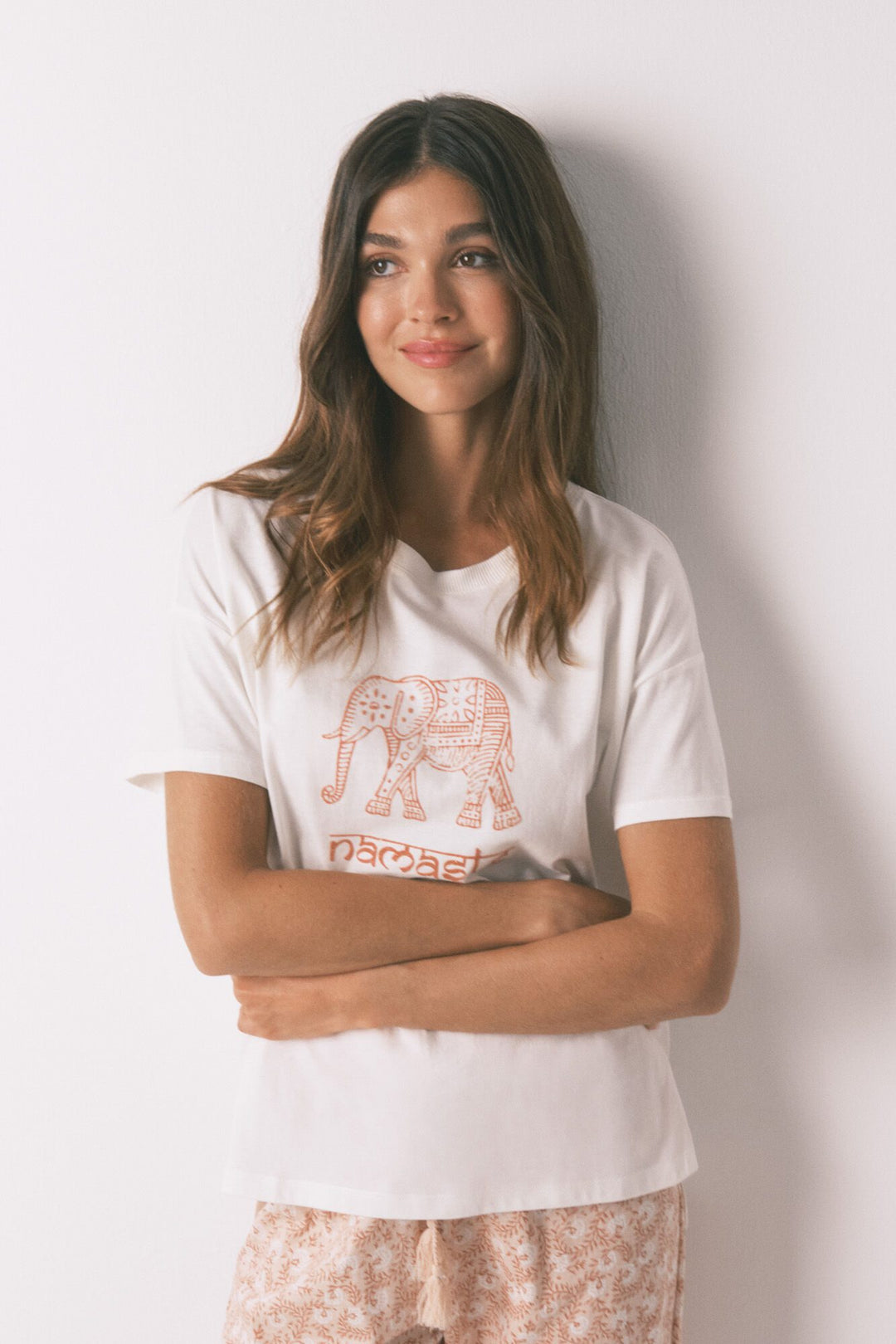 SHORT SLEEVES T SHIRT - Ivory