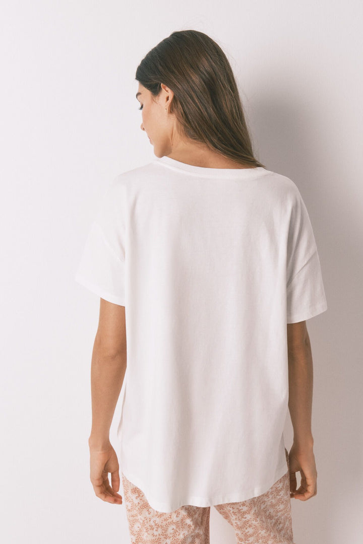 SHORT SLEEVES T SHIRT - Ivory