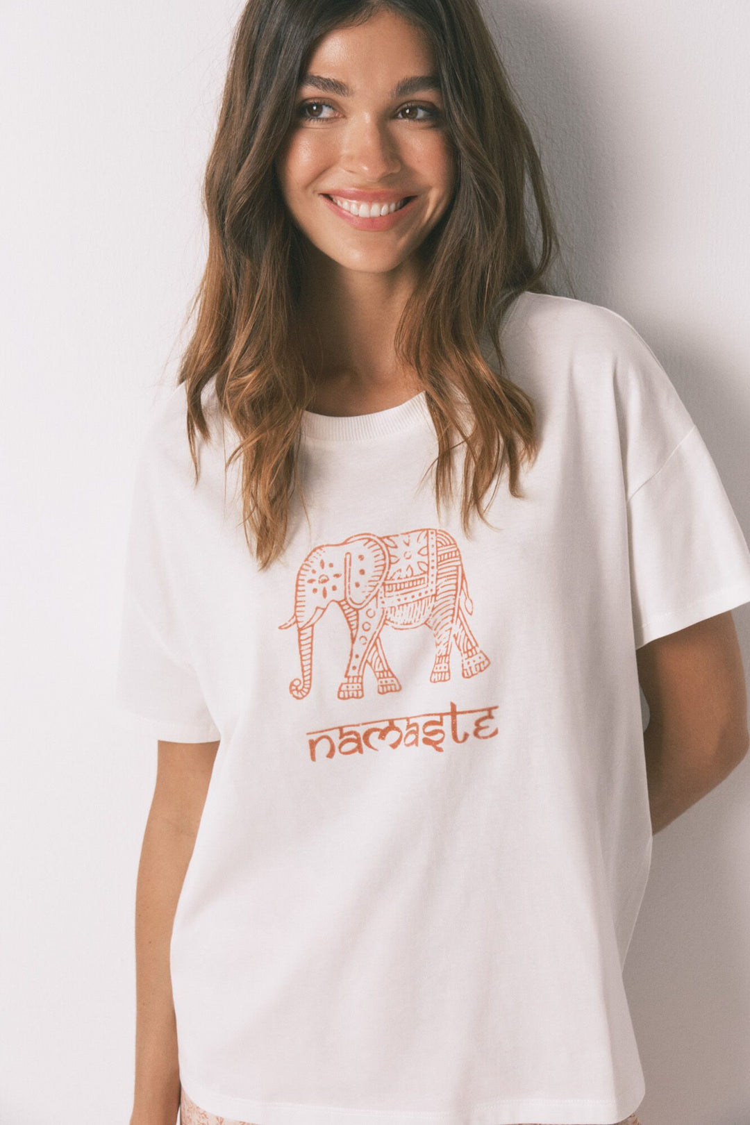SHORT SLEEVES T SHIRT - Ivory