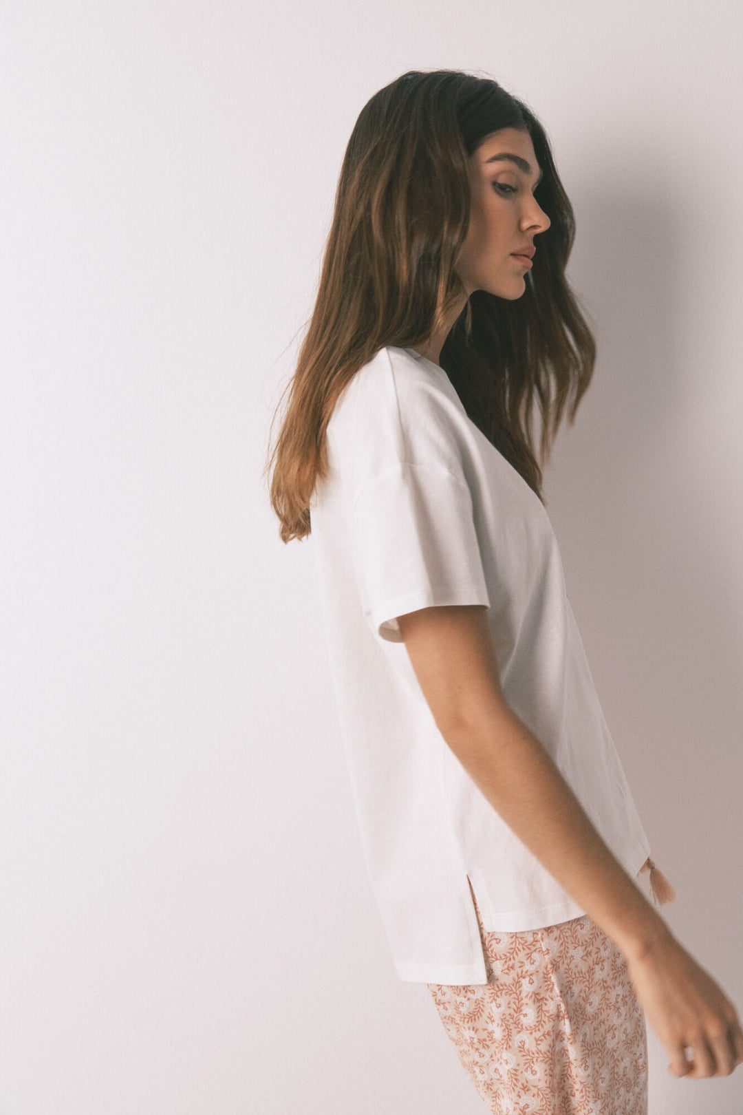 SHORT SLEEVES T SHIRT - Ivory