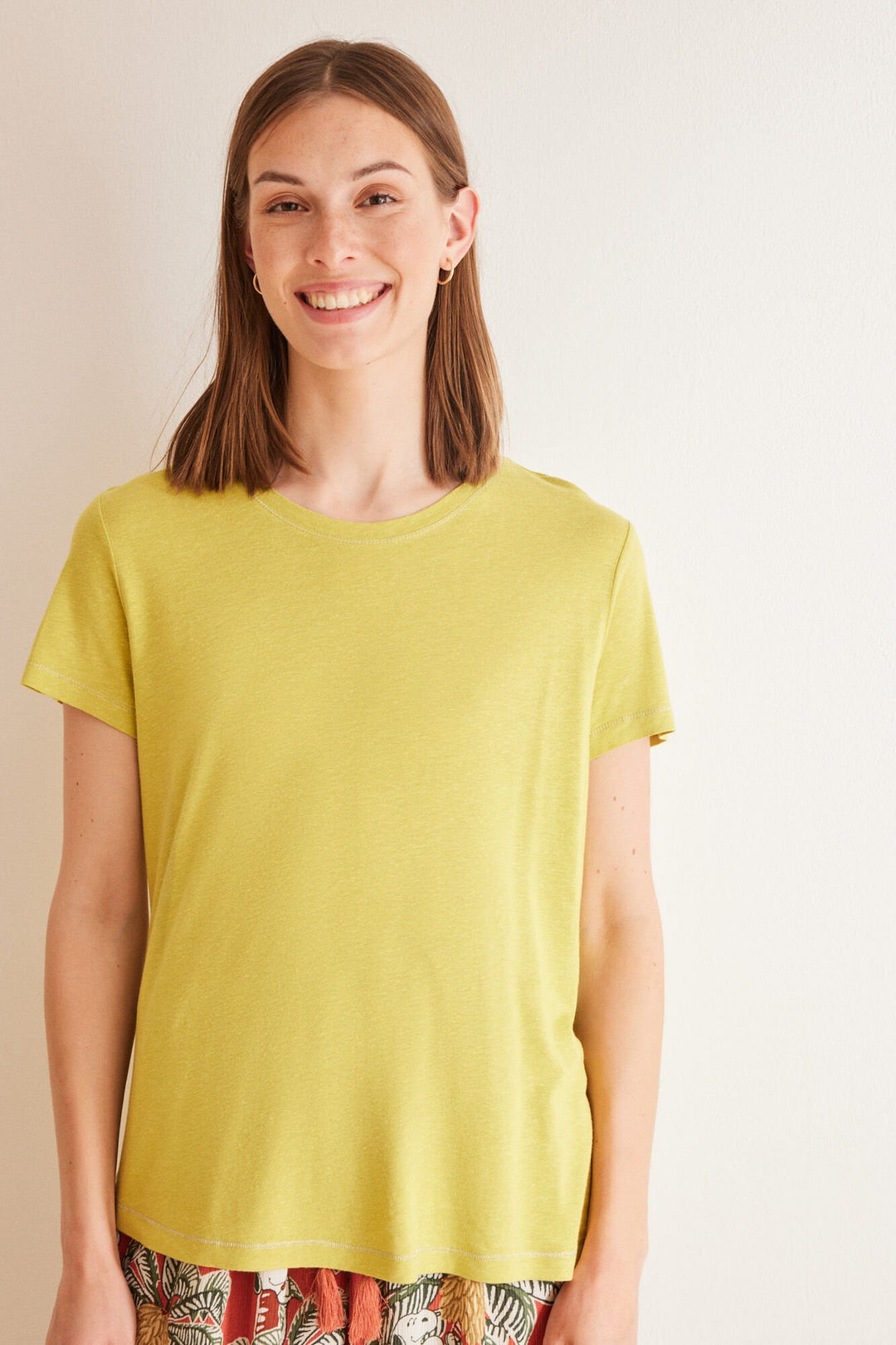 Khaki short-sleeved T-shirt - Light Khaki