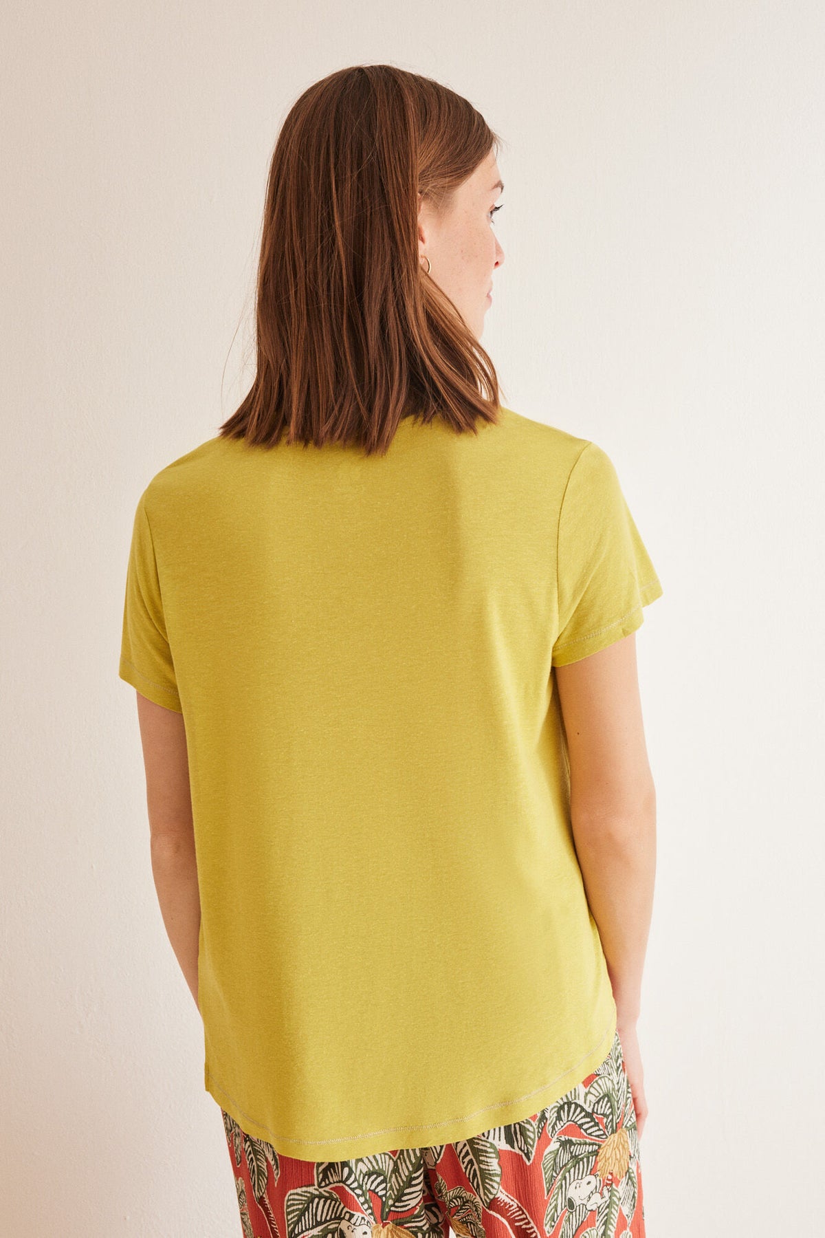 Khaki short-sleeved T-shirt - Light Khaki