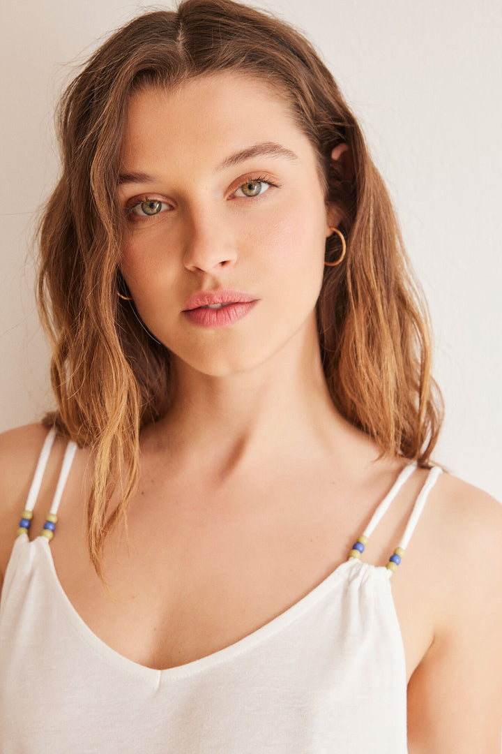 White vest top - Ivory