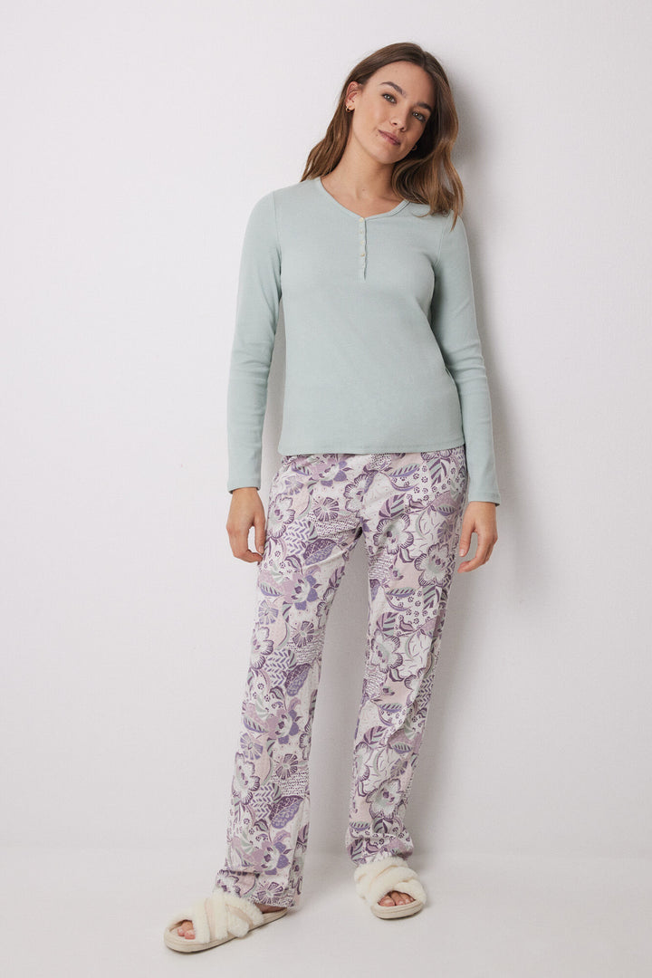 Long Sleeves T Shirt - Light Grey Silver