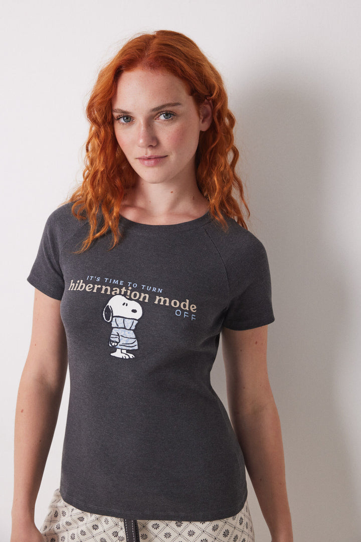 Short Sleeves T Shirt - Medium Grey