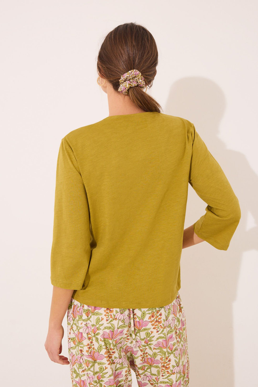 Long Sleeves T Shirt - Light Khaki