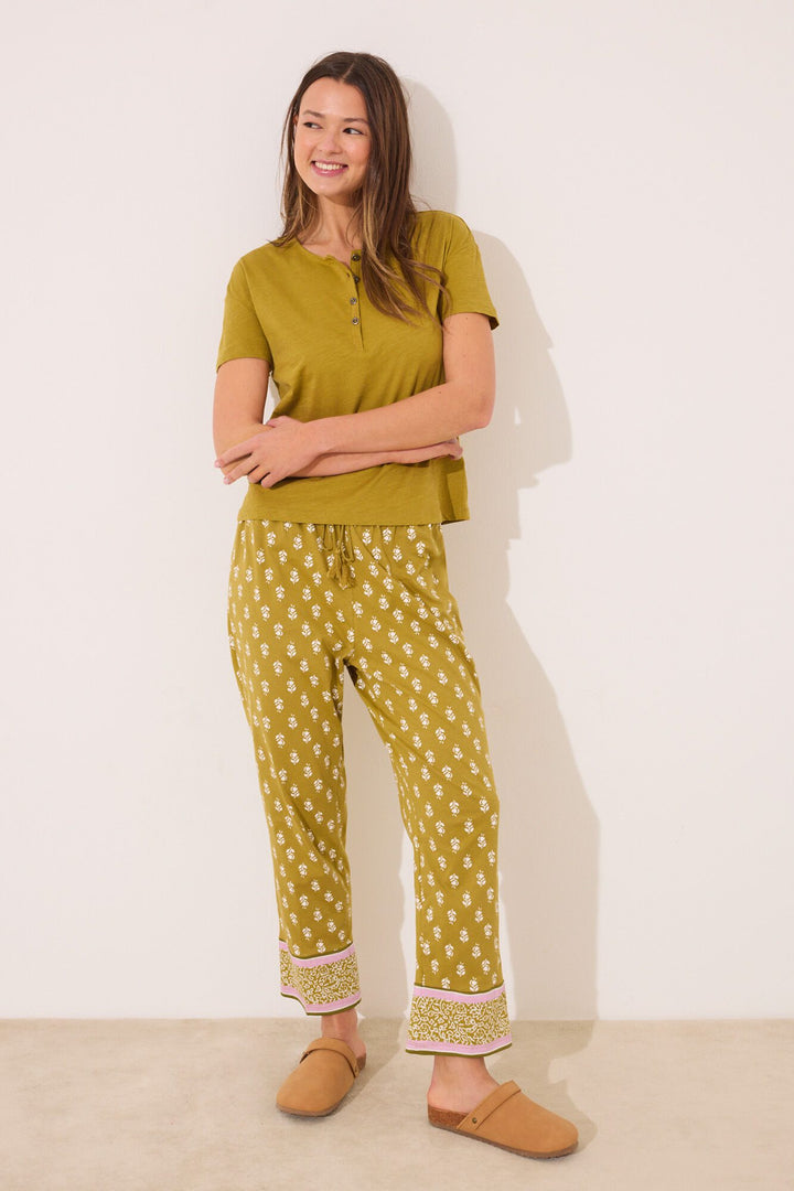 Short Sleeves T Shirt - Light Khaki