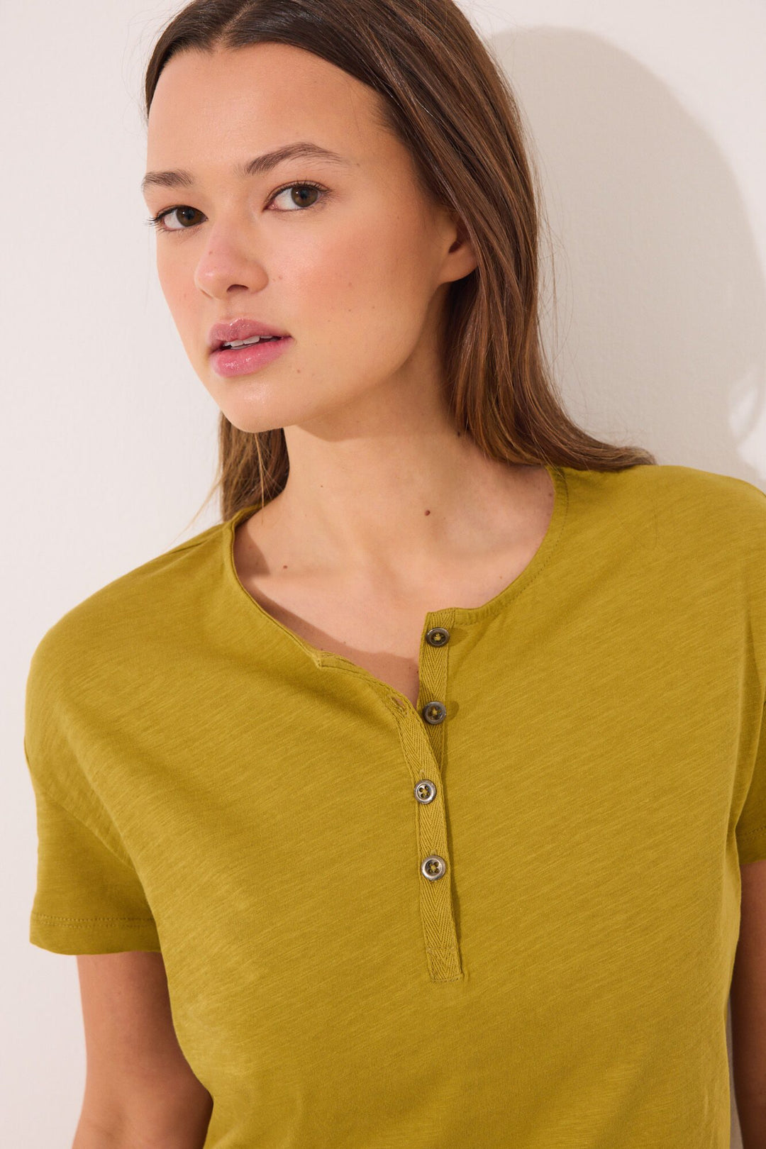 Short Sleeves T Shirt - Light Khaki
