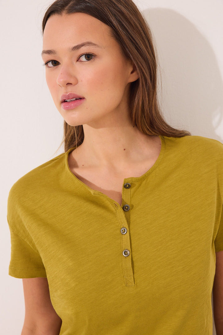 Short Sleeves T Shirt - Light Khaki