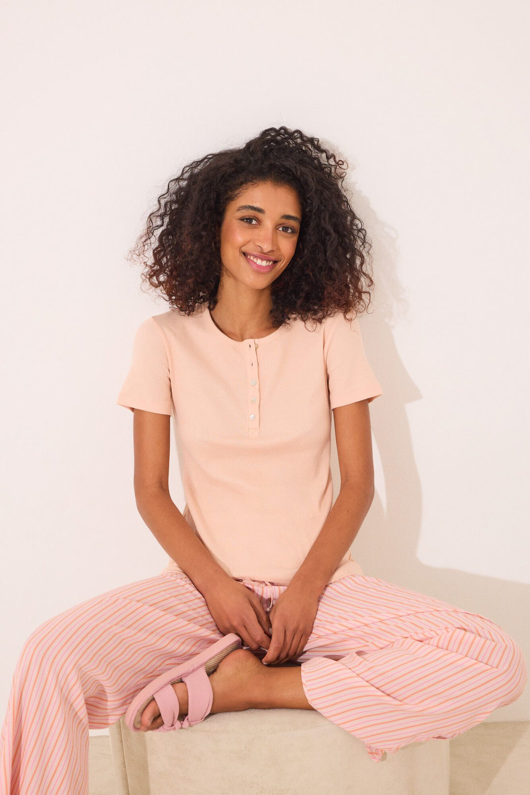 Short Sleeves T Shirt - Orange