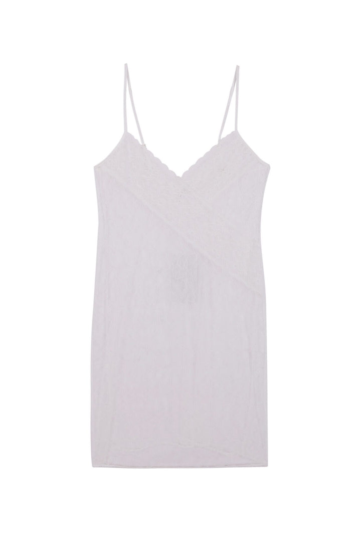 Straps Short Nightdress - Ivory