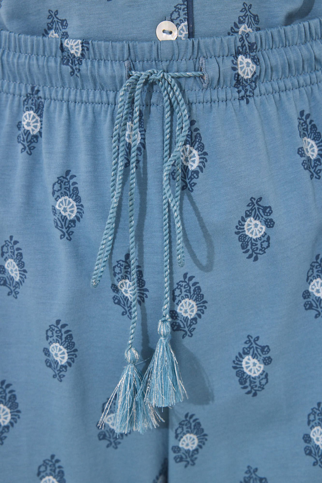 SHORT SLEEVES MASCULINE PYJAMA - Blue Print