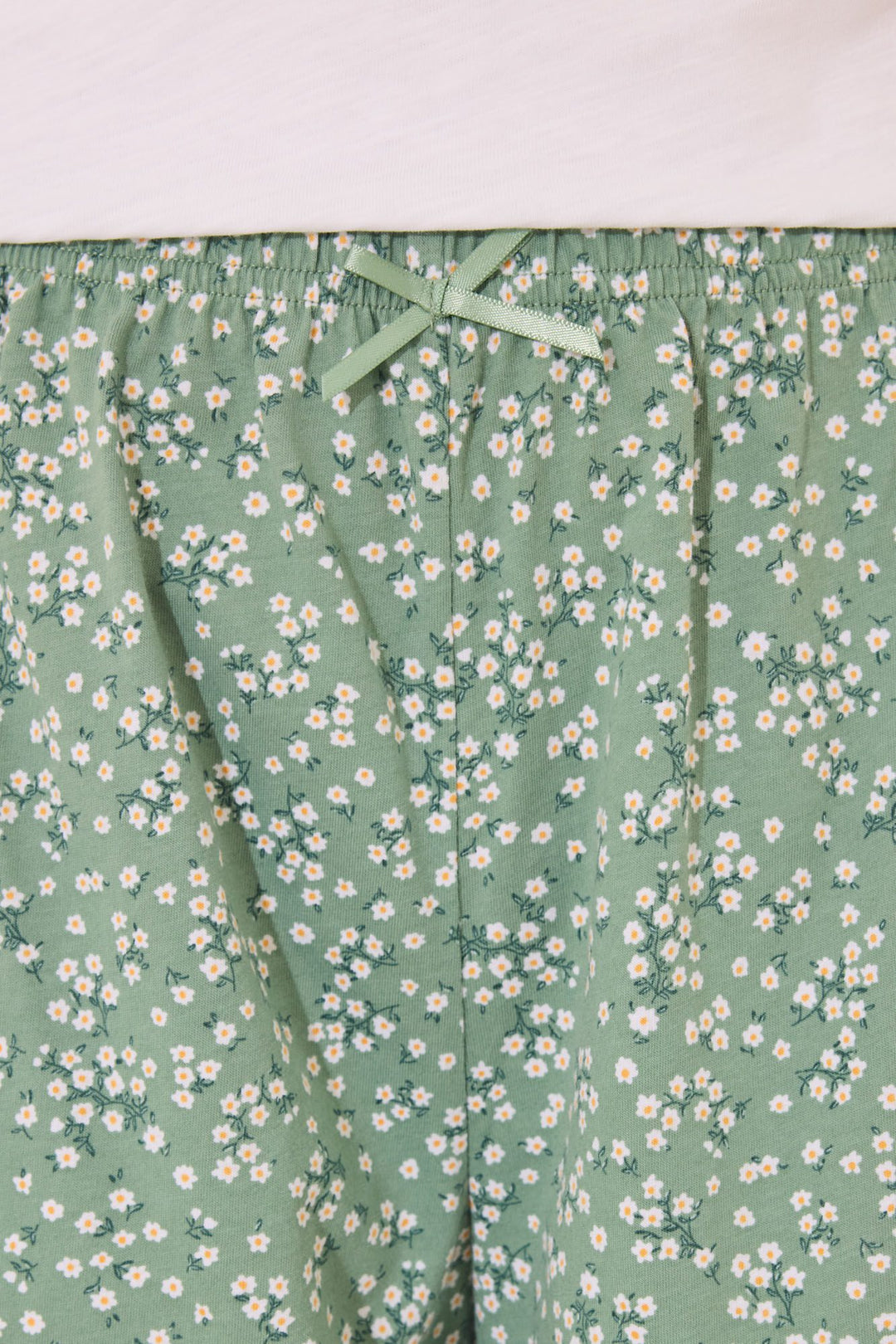 SHORT SLEEVES SHORT PANT PYJAMA - Ivory