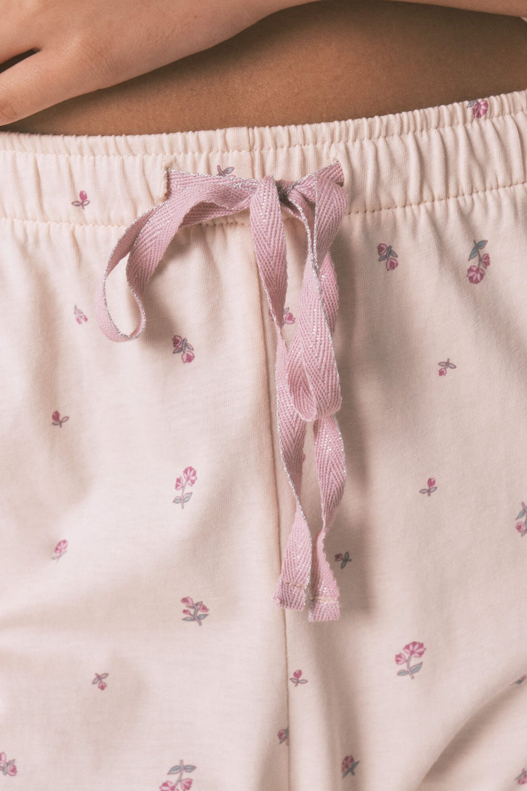 SHORT SLEEVES LONG PANT PYJAMA - Pink