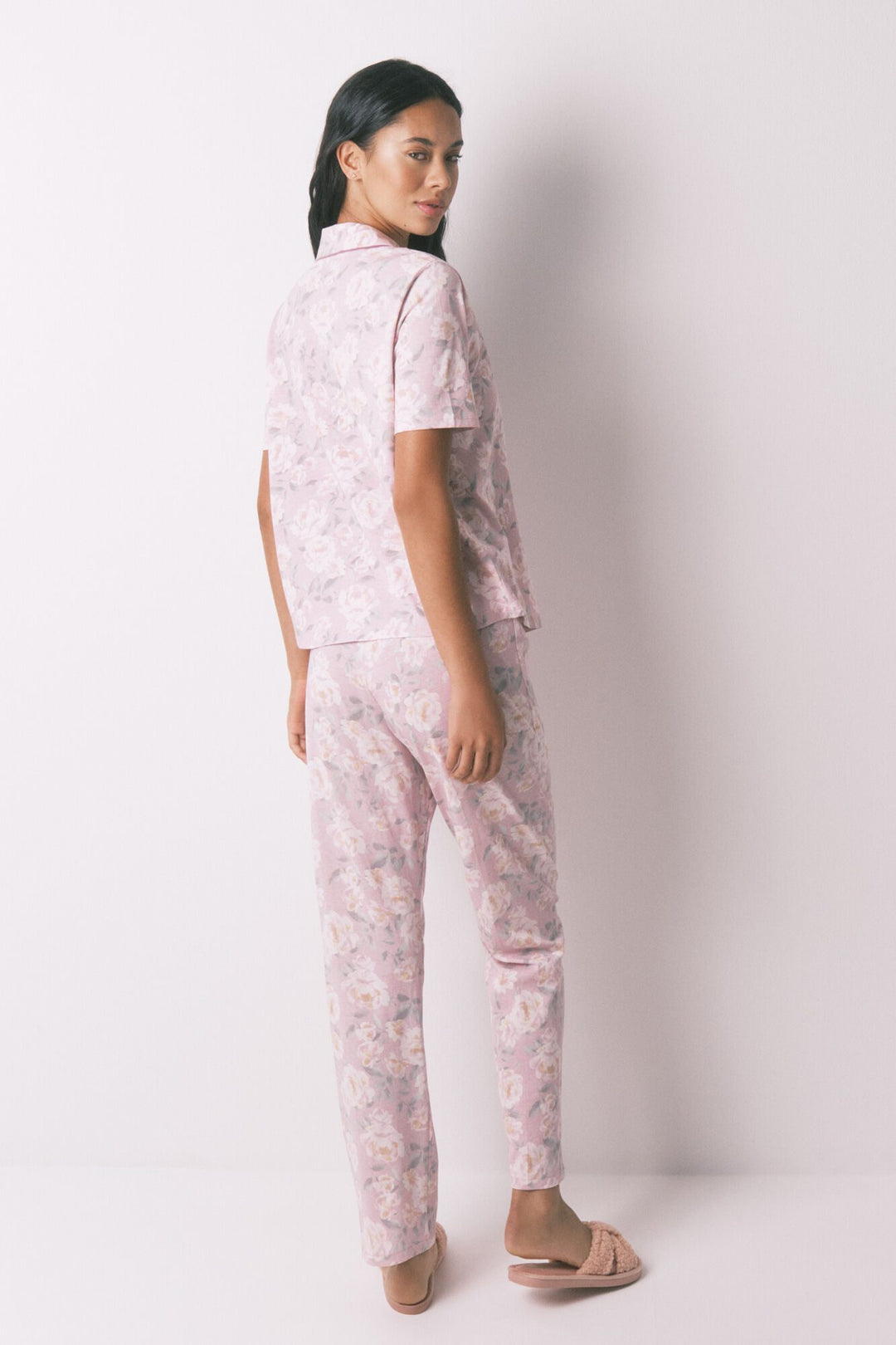 SHORT SLEEVES MASCULINE PYJAMA - Pink