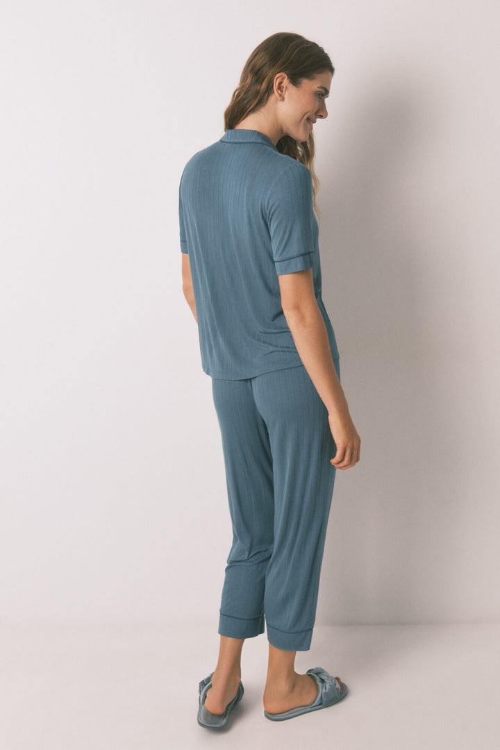 SHORT SLEEVES MASCULINE PYJAMA - Green