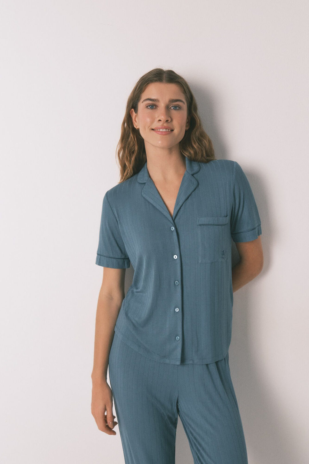 SHORT SLEEVES MASCULINE PYJAMA - Green