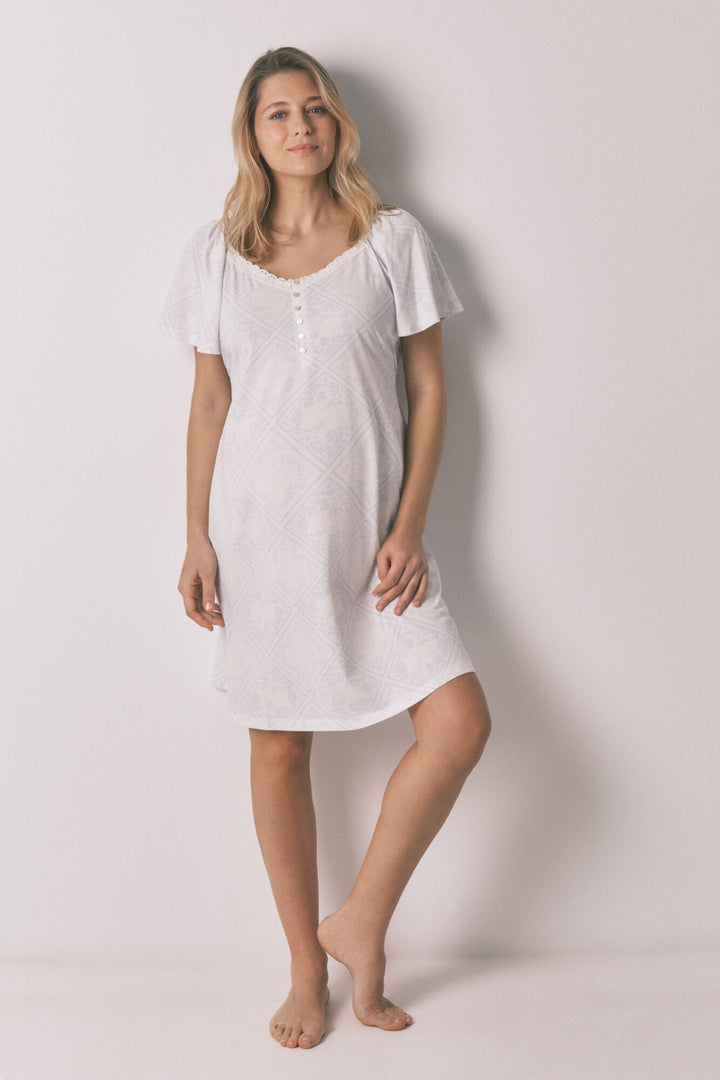 NIGHTDRESS - Blue Print