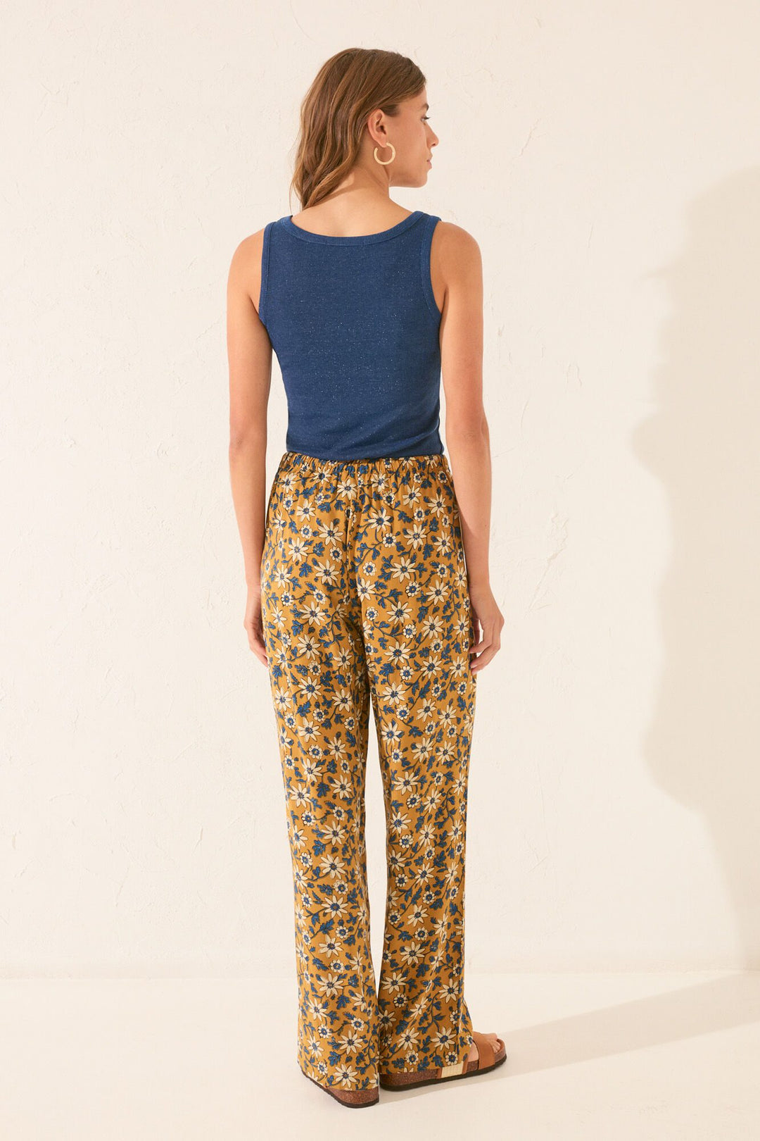 LONG PANT - Yellow Print
