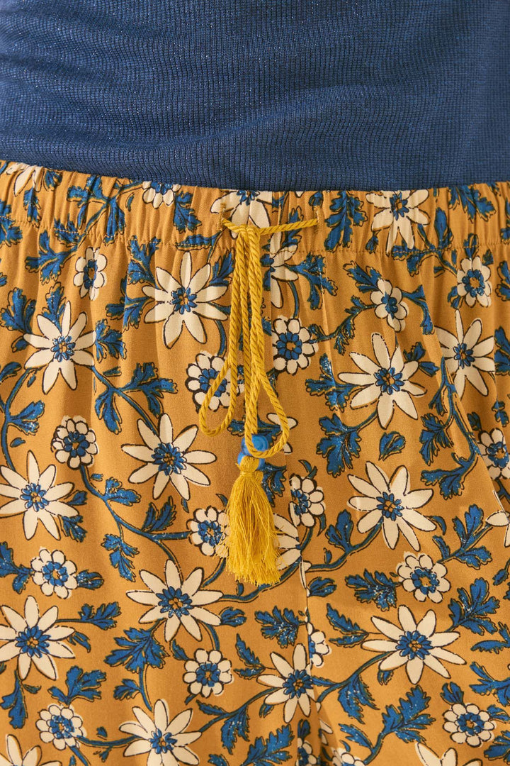 LONG PANT - Yellow Print