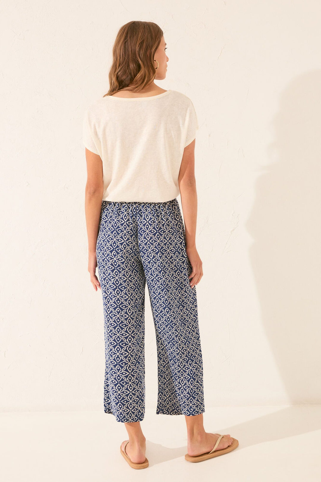 CAPRI PANT - Blue Print