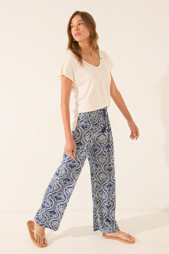 LONG PANT - Blue Print