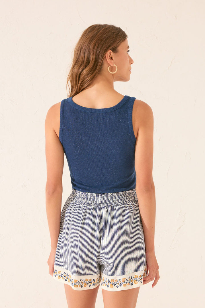 SHORT PANT - Blue Print