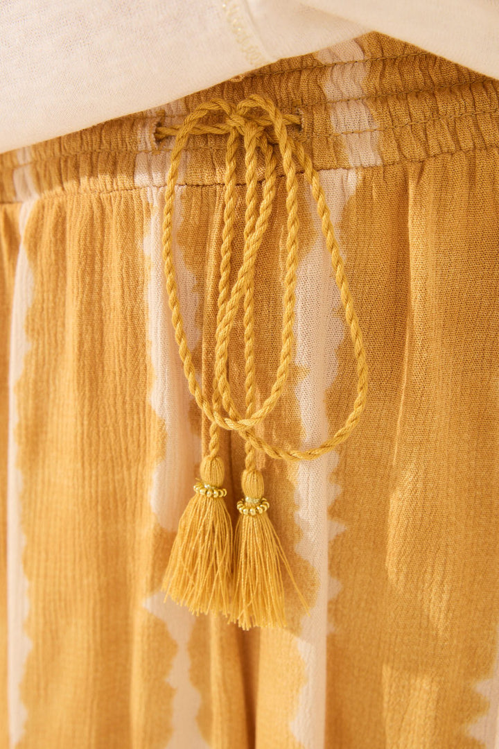 SHORT PANT - Yellow Print