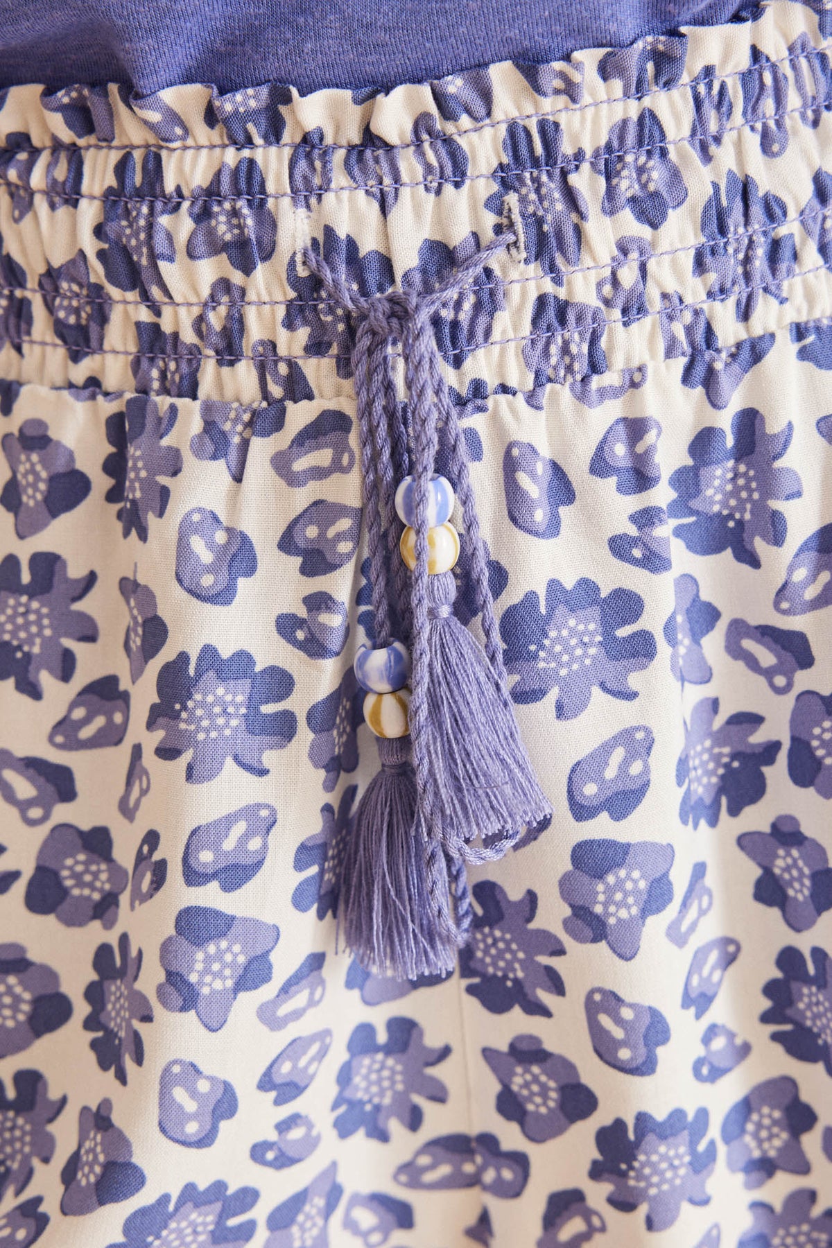 Blue floral print shorts - Blue Print