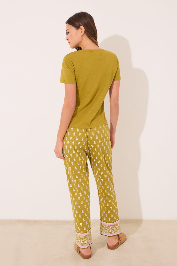 Long Pant - Yellow Print