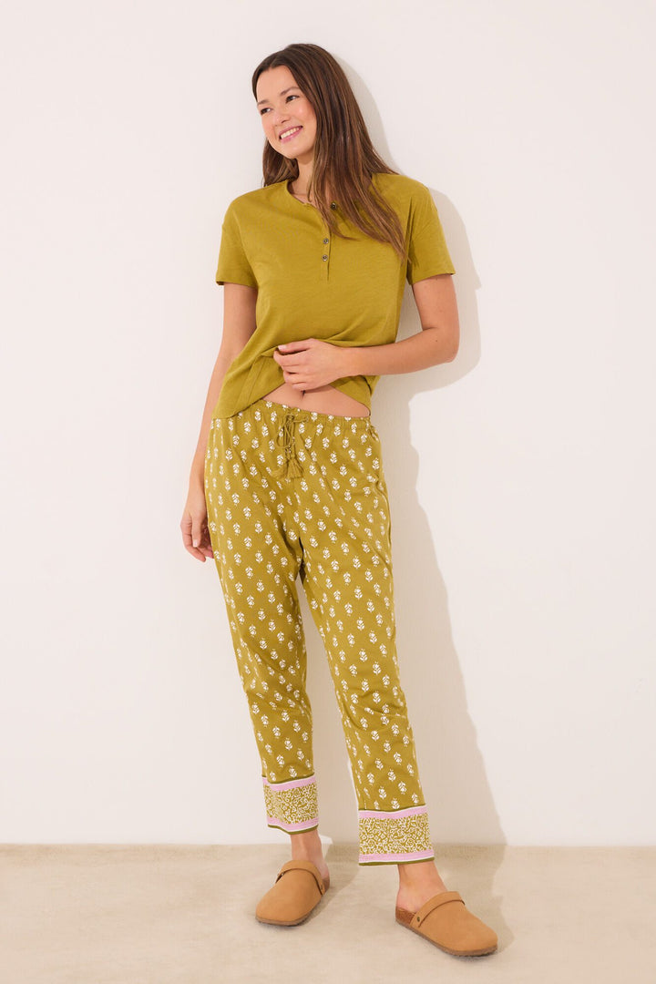 Long Pant - Yellow Print