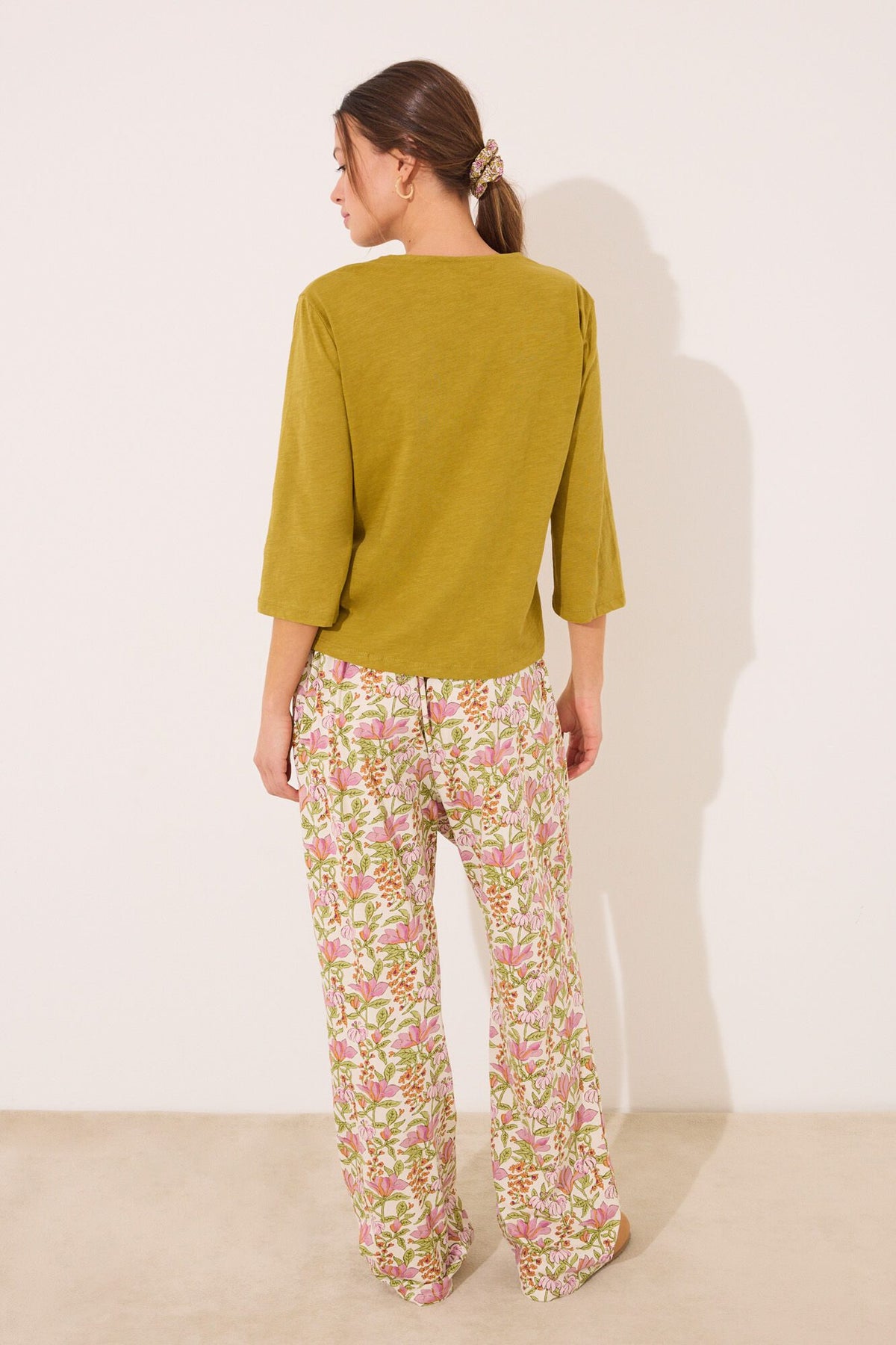 Long Pant - White Print