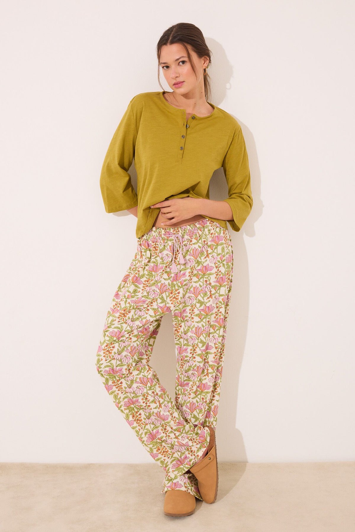 Long Pant - White Print