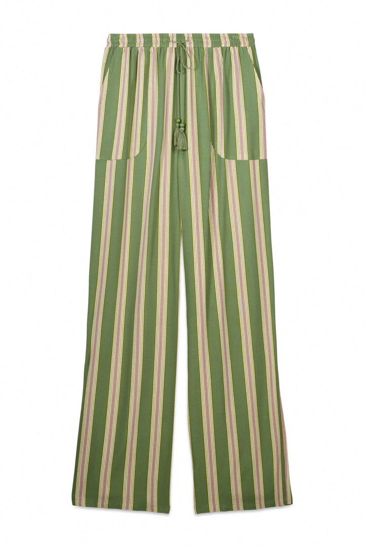 Long Pant - Green Print