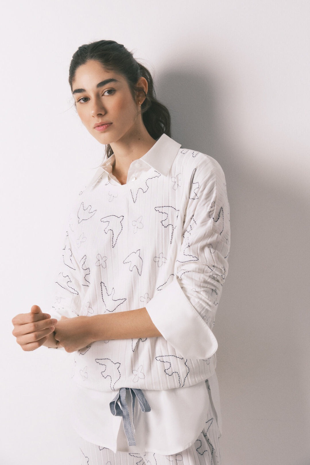PYJAMA - White Print