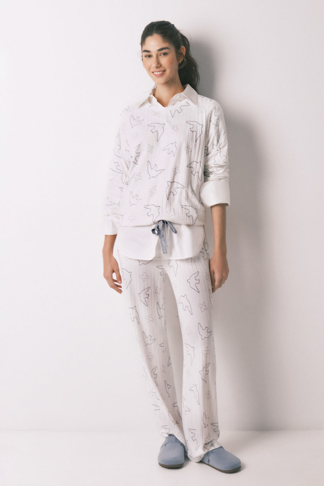 PYJAMA - White Print
