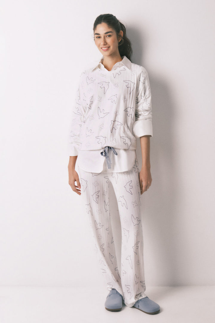 PYJAMA - White Print