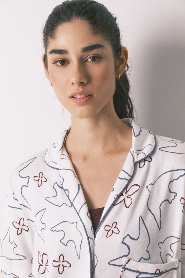 PYJAMA - White Print